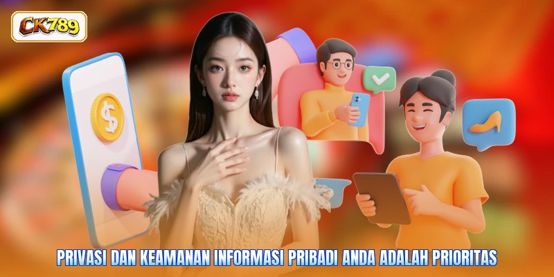 Privasi dan keamanan informasi pribadi Anda adalah prioritas