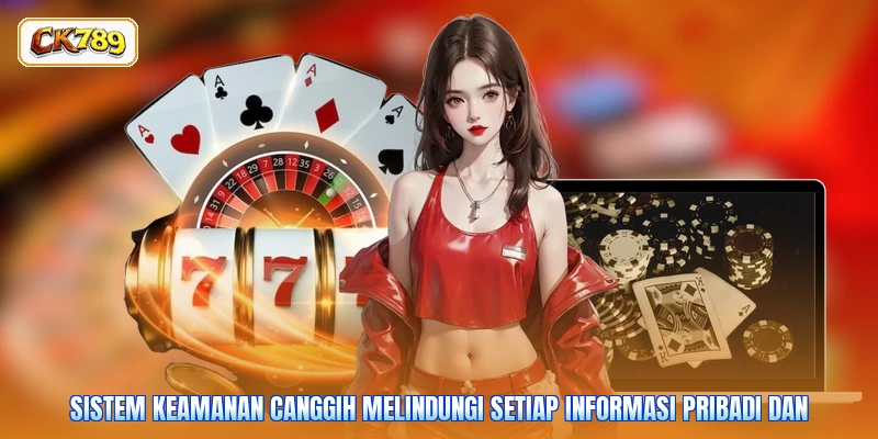 Sistem keamanan canggih melindungi setiap informasi pribadi dan